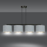 Lampa wisząca HILDE 4 BL GRAY 1050/4 EMIBIG