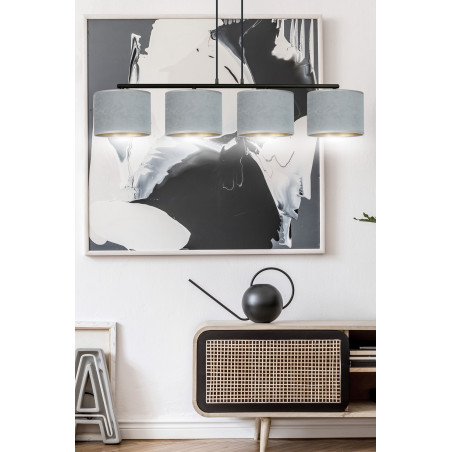 Lampa wisząca HILDE 4 BL GRAY 1050/4 EMIBIG