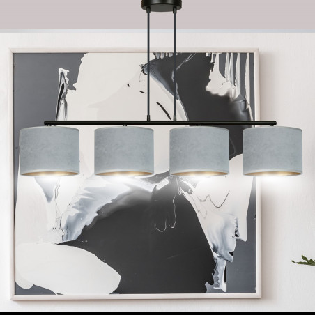 Lampa wisząca HILDE 4 BL GRAY 1050/4 EMIBIG