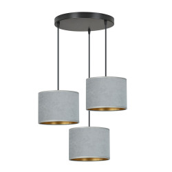 Lampa wisząca HILDE 3 BL PREMIUM GRAY 1050/3PREM EMIBIG