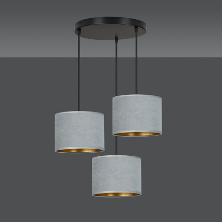 Lampa wisząca HILDE 3 BL PREMIUM GRAY 1050/3PREM EMIBIG