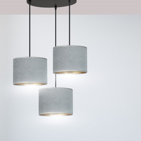 Lampa wisząca HILDE 3 BL PREMIUM GRAY 1050/3PREM EMIBIG
