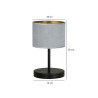 Lampka biurkowa  HILDE LN1 BL GRAY 1050/LN1 EMIBIG