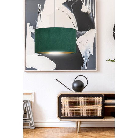 Lampa wisząca HILDE 1 BL GREEN 1051/1 EMIBIG