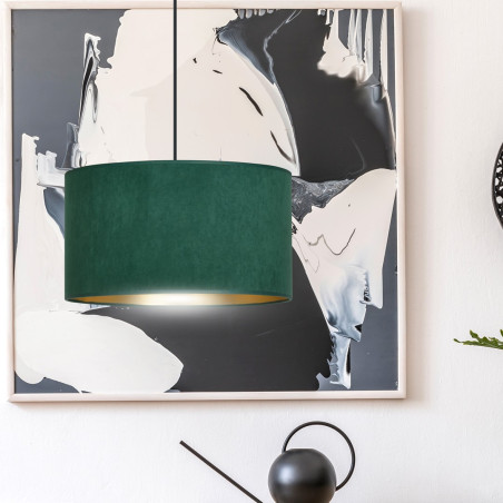 Lampa wisząca HILDE 1 BL GREEN 1051/1 EMIBIG
