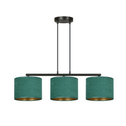 Lampa wisząca HILDE 3 BL GREEN 1051/3 EMIBIG