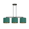 Lampa wisząca HILDE 3 BL GREEN 1051/3 EMIBIG