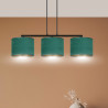 Lampa wisząca HILDE 3 BL GREEN 1051/3 EMIBIG