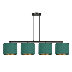 Lampa wisząca HILDE 4 BL GREEN 1051/4 EMIBIG