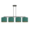 Lampa wisząca HILDE 4 BL GREEN 1051/4 EMIBIG