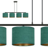 Lampa wisząca HILDE 4 BL GREEN 1051/4 EMIBIG