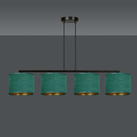 Lampa wisząca HILDE 4 BL GREEN 1051/4 EMIBIG