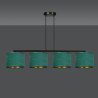 Lampa wisząca HILDE 4 BL GREEN 1051/4 EMIBIG