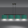 Lampa wisząca HILDE 4 BL GREEN 1051/4 EMIBIG