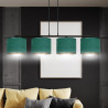 Lampa wisząca HILDE 4 BL GREEN 1051/4 EMIBIG