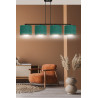 Lampa wisząca HILDE 4 BL GREEN 1051/4 EMIBIG