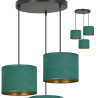 Lampa wisząca HILDE 3 BL PREMIUM GREEN 1051/3PREM EMIBIG