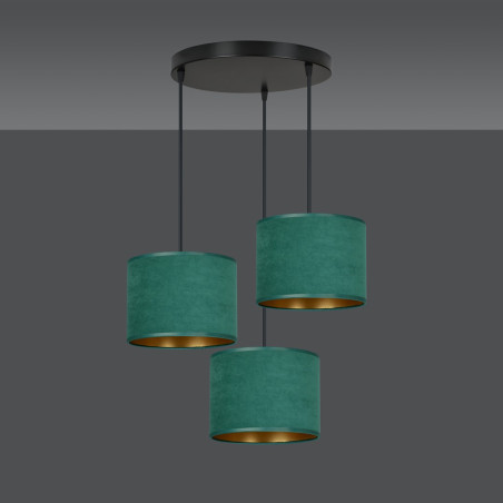 Lampa wisząca HILDE 3 BL PREMIUM GREEN 1051/3PREM EMIBIG
