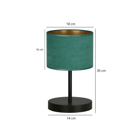 Lampka biurkowa  HILDE LN1 BL GREEN 1051/LN1 EMIBIG