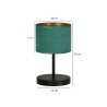 Lampka biurkowa  HILDE LN1 BL GREEN 1051/LN1 EMIBIG