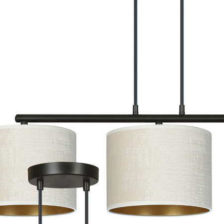 Lampa wisząca HILDE 3 BL WHITE 1052/3 EMIBIG