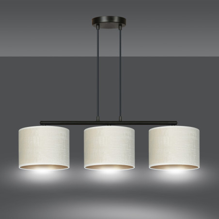 Lampa wisząca HILDE 3 BL WHITE 1052/3 EMIBIG