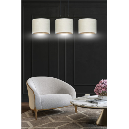 Lampa wisząca HILDE 3 BL WHITE 1052/3 EMIBIG