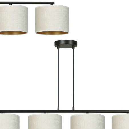 Lampa wisząca HILDE 4 BL WHITE 1052/4 EMIBIG
