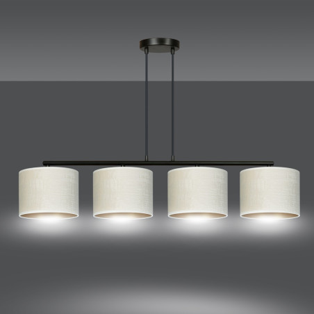 Lampa wisząca HILDE 4 BL WHITE 1052/4 EMIBIG