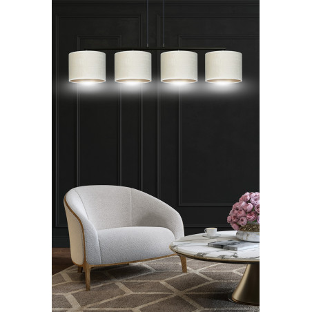 Lampa wisząca HILDE 4 BL WHITE 1052/4 EMIBIG