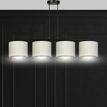 Lampa wisząca HILDE 4 BL WHITE 1052/4 EMIBIG