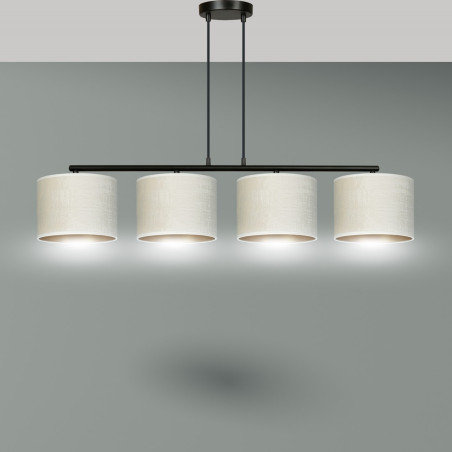 Lampa wisząca HILDE 4 BL WHITE 1052/4 EMIBIG