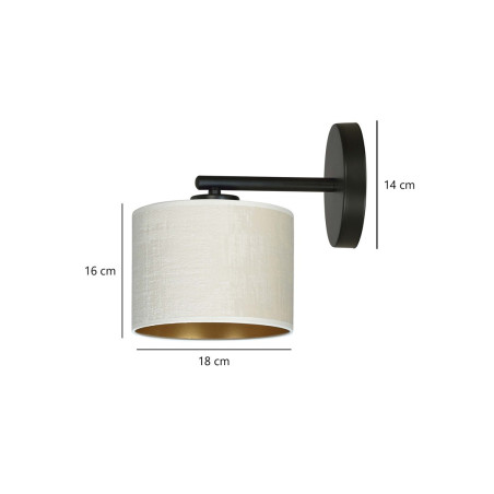 Kinkiet HILDE K1 BL WHITE 1052/K1 EMIBIG