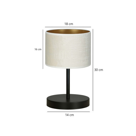 Lampka biurkowa  HILDE LN1 BL WHITE 1052/LN1 EMIBIG