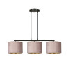 Lampa wisząca HILDE 3 BL ROSE 1053/3 EMIBIG