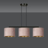 Lampa wisząca HILDE 3 BL ROSE 1053/3 EMIBIG