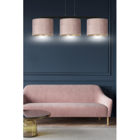 Lampa wisząca HILDE 3 BL ROSE 1053/3 EMIBIG
