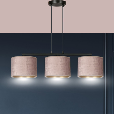 Lampa wisząca HILDE 3 BL ROSE 1053/3 EMIBIG
