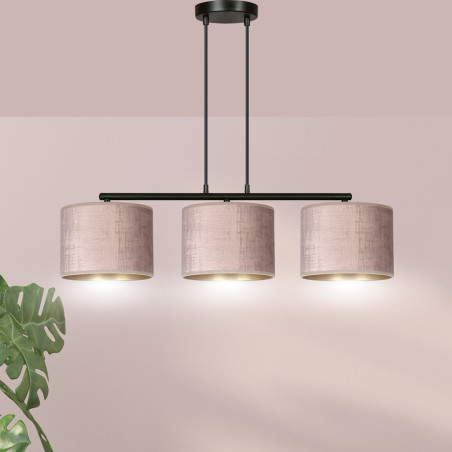 Lampa wisząca HILDE 3 BL ROSE 1053/3 EMIBIG
