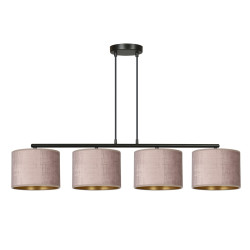 Lampa wisząca HILDE 4 BL ROSE 1053/4 EMIBIG