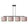 Lampa wisząca HILDE 4 BL ROSE 1053/4 EMIBIG