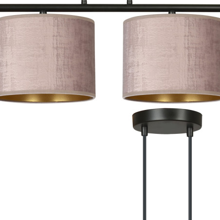 Lampa wisząca HILDE 4 BL ROSE 1053/4 EMIBIG