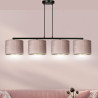 Lampa wisząca HILDE 4 BL ROSE 1053/4 EMIBIG