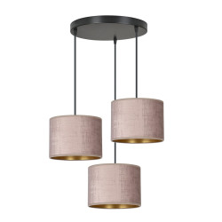 Lampa wisząca HILDE 3 BL PREMIUM ROSE 1053/3PREM EMIBIG