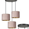 Lampa wisząca HILDE 3 BL PREMIUM ROSE 1053/3PREM EMIBIG