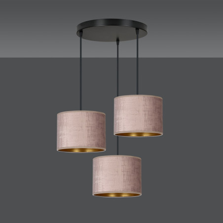 Lampa wisząca HILDE 3 BL PREMIUM ROSE 1053/3PREM EMIBIG