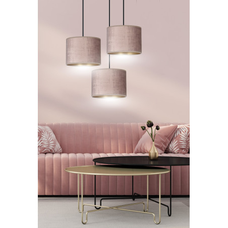 Lampa wisząca HILDE 3 BL PREMIUM ROSE 1053/3PREM EMIBIG