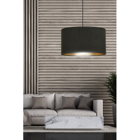 Lampa wisząca HILDE 1 BL BLACK 1054/1 EMIBIG