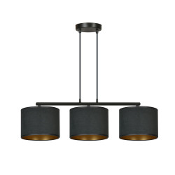 Lampa wisząca HILDE 3 BL BLACK 1054/3 EMIBIG
