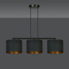 Lampa wisząca HILDE 3 BL BLACK 1054/3 EMIBIG